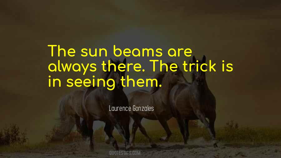 Sun Beams Quotes #872642