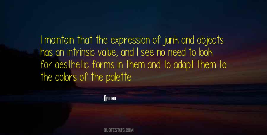 Quotes About Value Of Objects #1212781