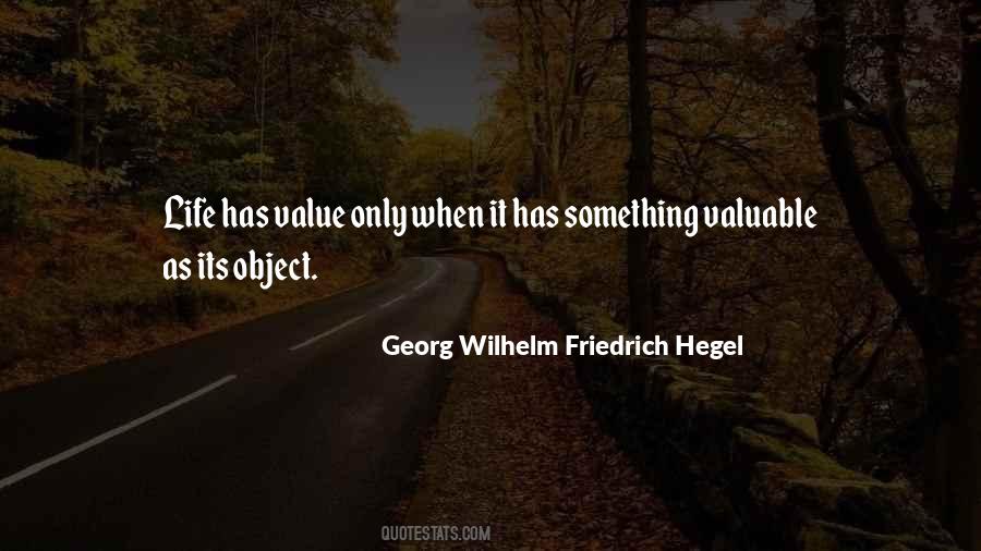 Quotes About Value Of Objects #1478976