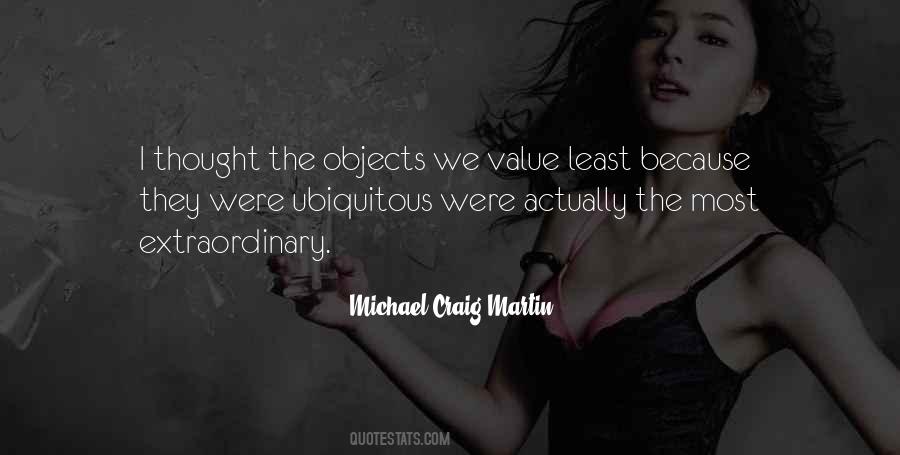 Quotes About Value Of Objects #1800876