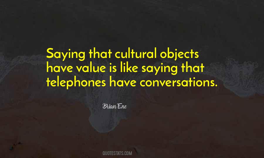 Quotes About Value Of Objects #649489
