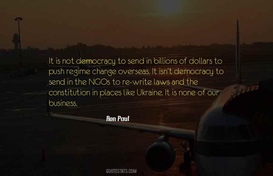 Democracy For Change Quotes #1295941