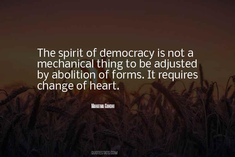Democracy For Change Quotes #1438686