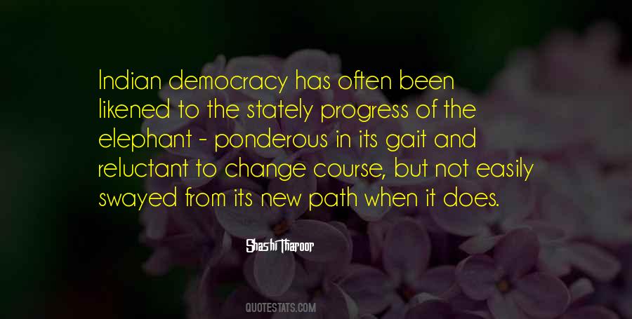 Democracy For Change Quotes #1465977