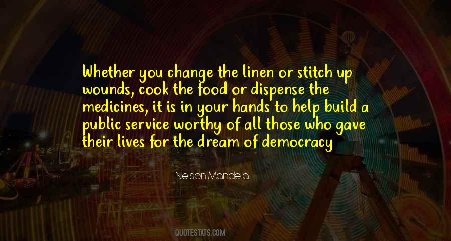 Democracy For Change Quotes #440225