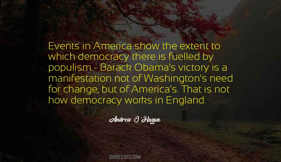 Democracy For Change Quotes #89949