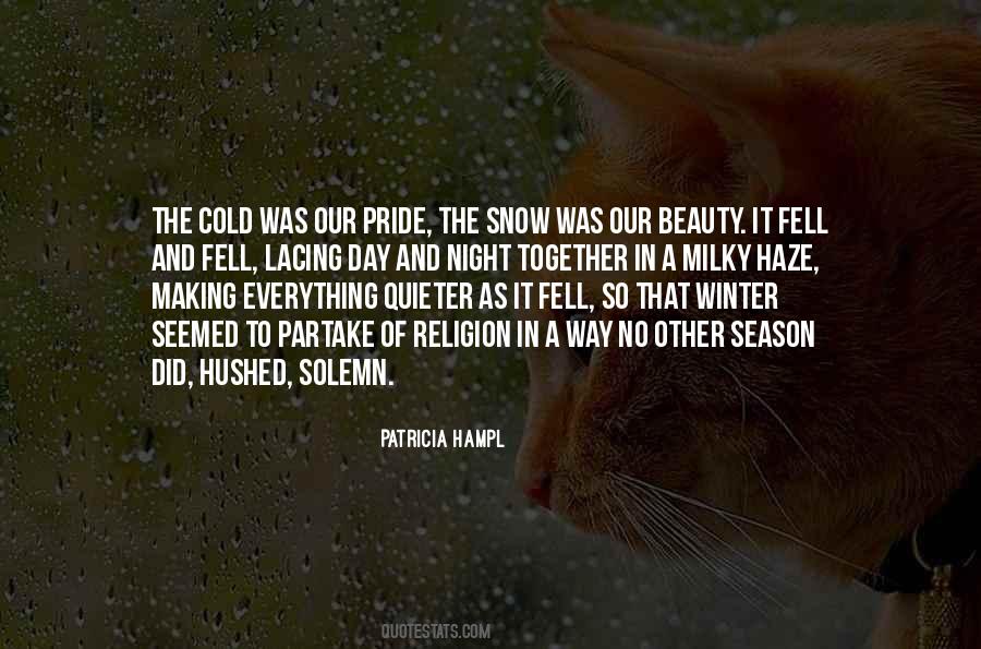 Quotes About Cold And Snow #25869