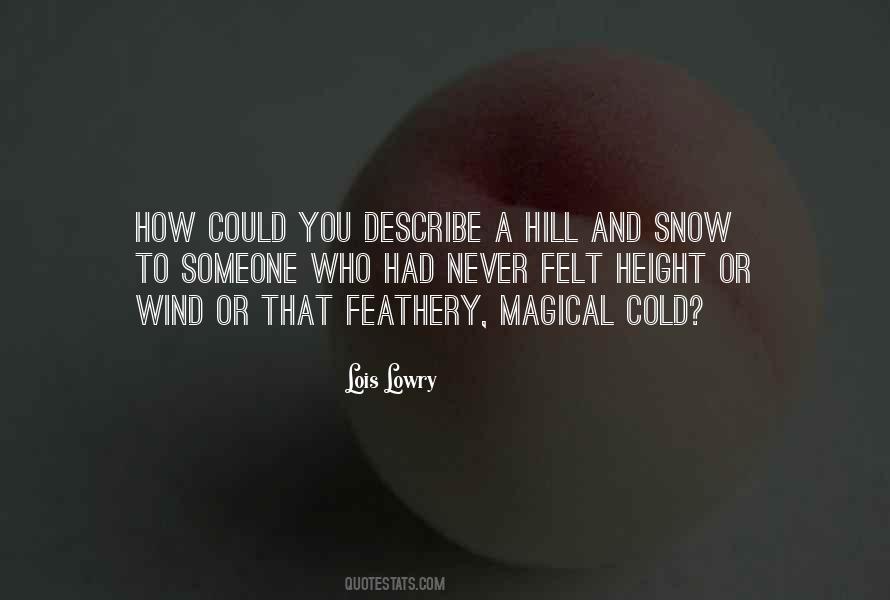 Quotes About Cold And Snow #418953