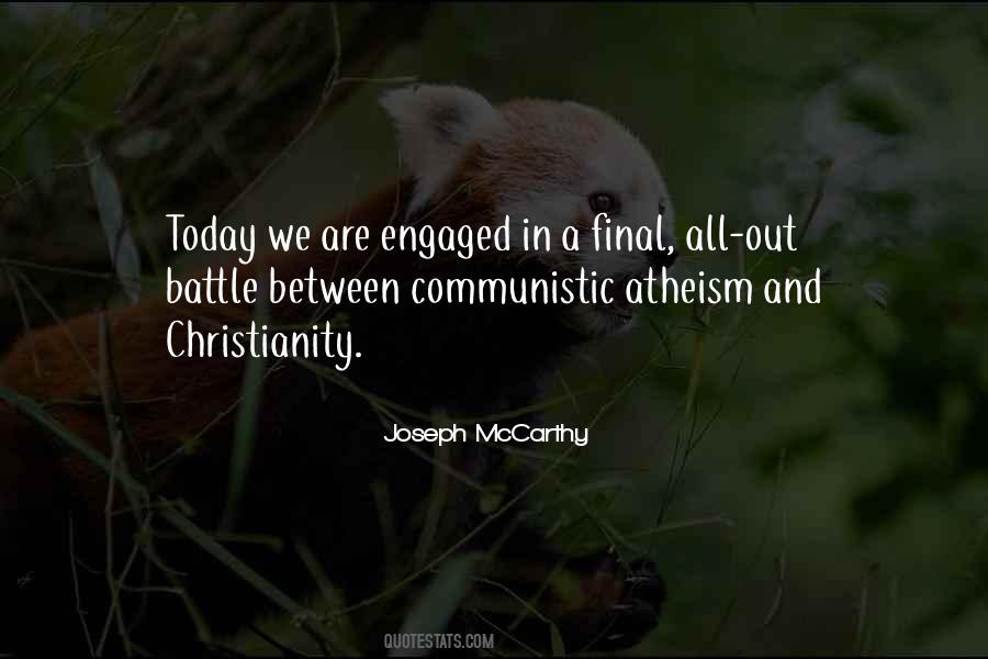 Quotes About Atheism And Christianity #1523280