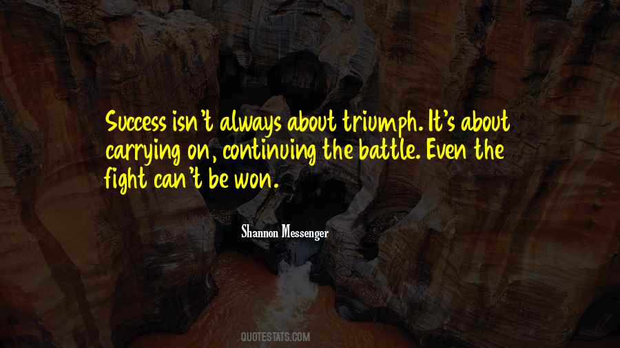 Quotes About Continuing Success #680757