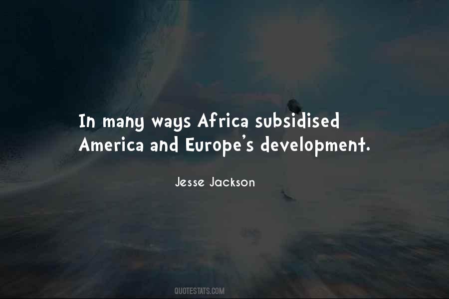 Africa Development Quotes #693235