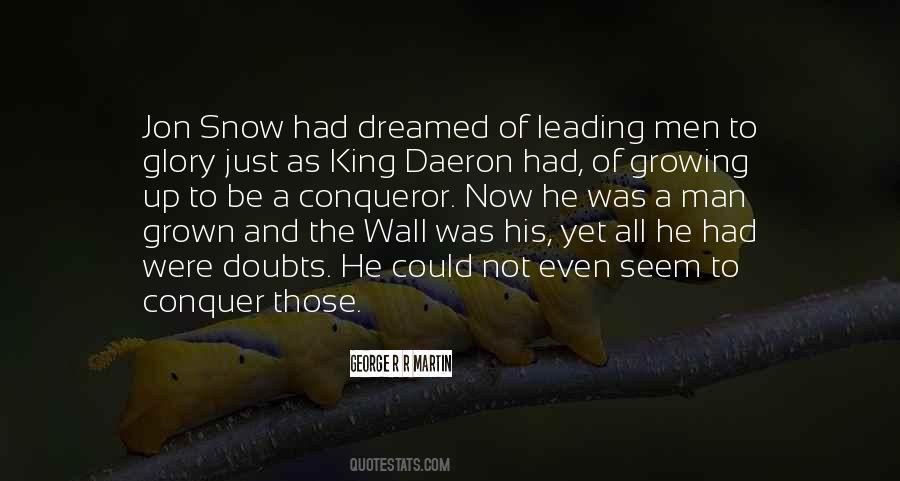 Men Growing Quotes #816511
