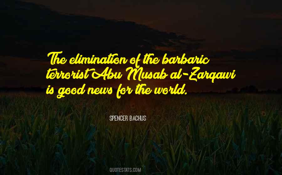 Quotes About Elimination #1033329