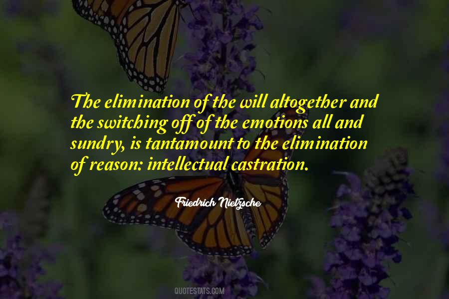 Quotes About Elimination #108441