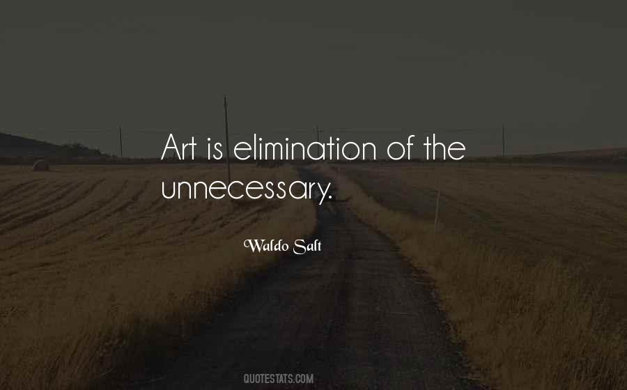 Quotes About Elimination #89228