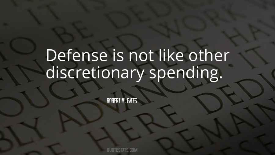 Discretionary Spending Quotes #180285