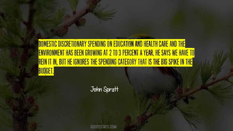 Discretionary Spending Quotes #232296