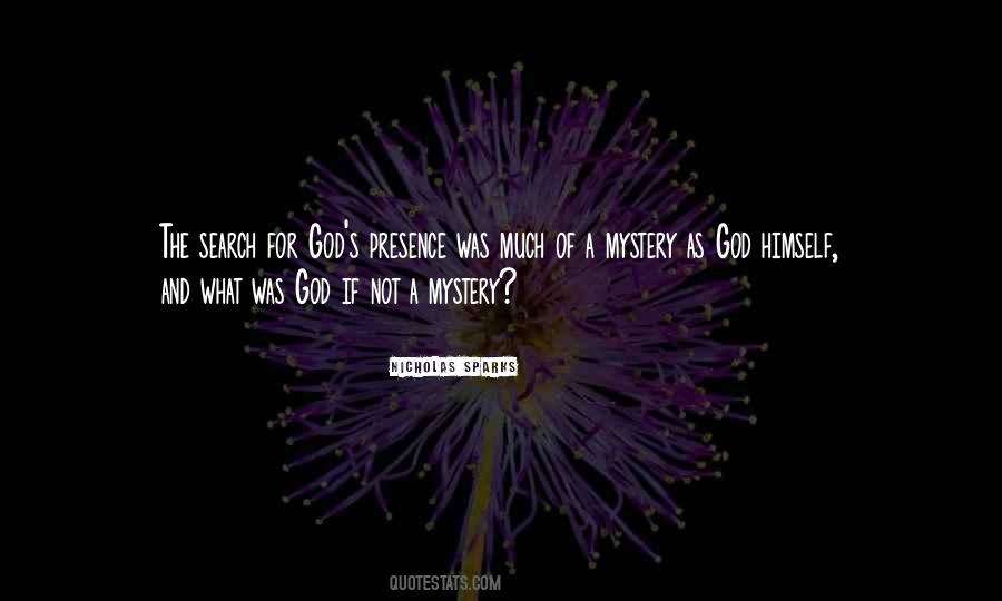 God S Presence Quotes #1492144