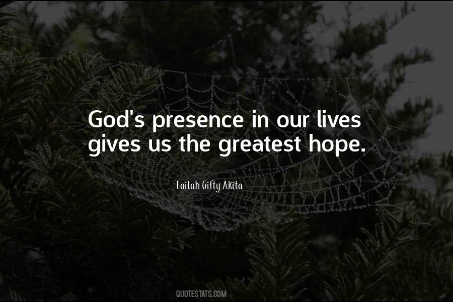God S Presence Quotes #351640