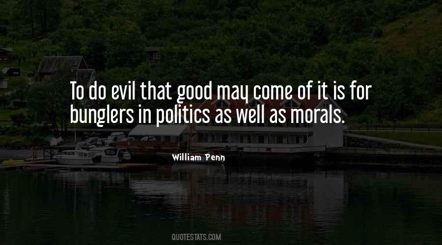 Quotes About Evil Politics #836141