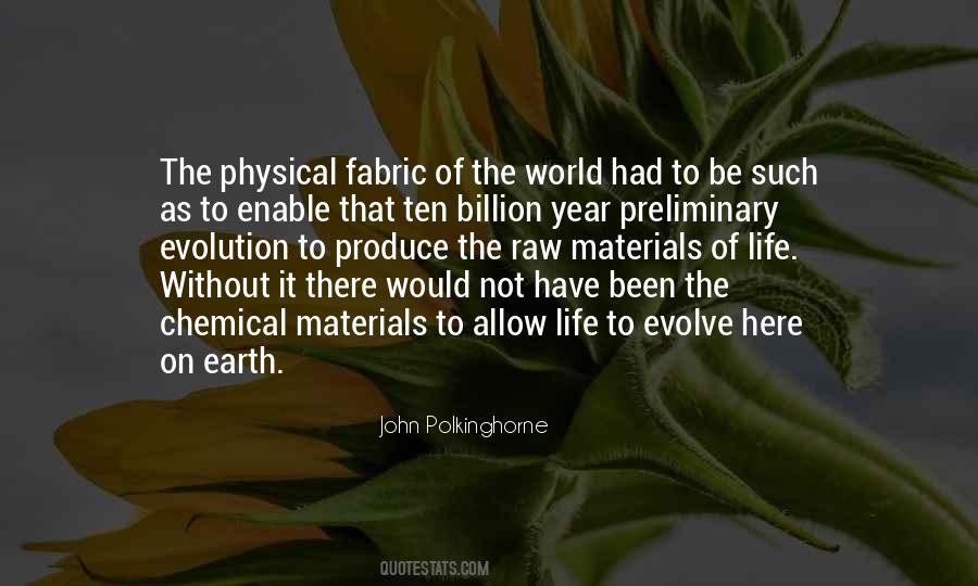 Chemical Evolution Quotes #1668553