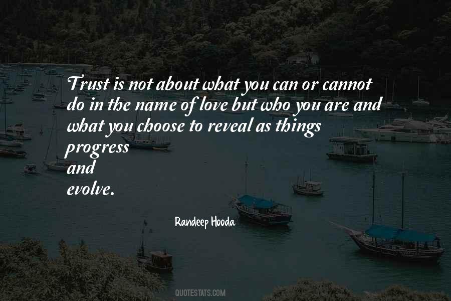 Quotes About Trust In Love #211066