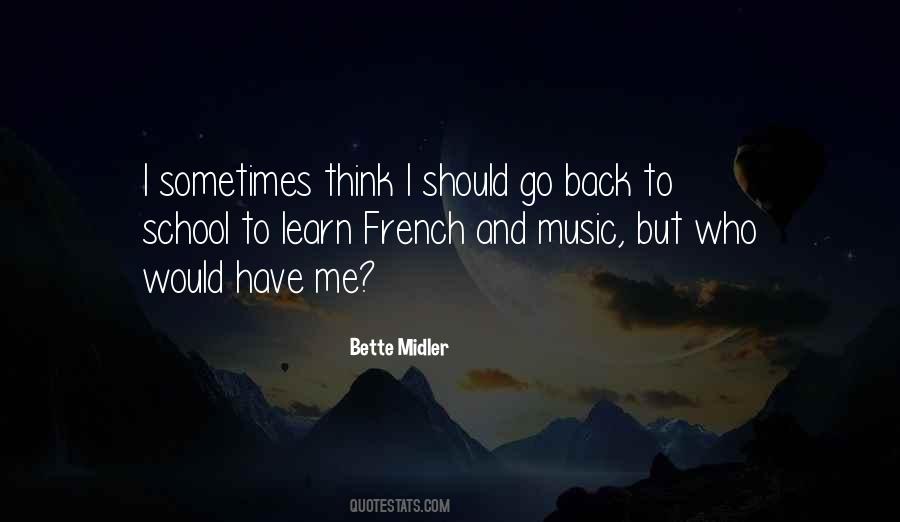 Quotes About French Music #962579