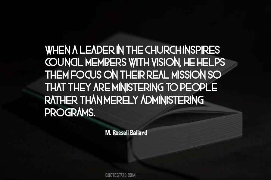 Quotes About Ministering To Others #11344