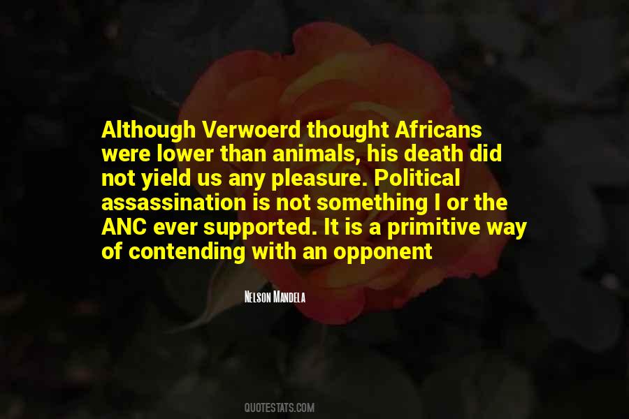 Quotes About Political Assassination #1242978