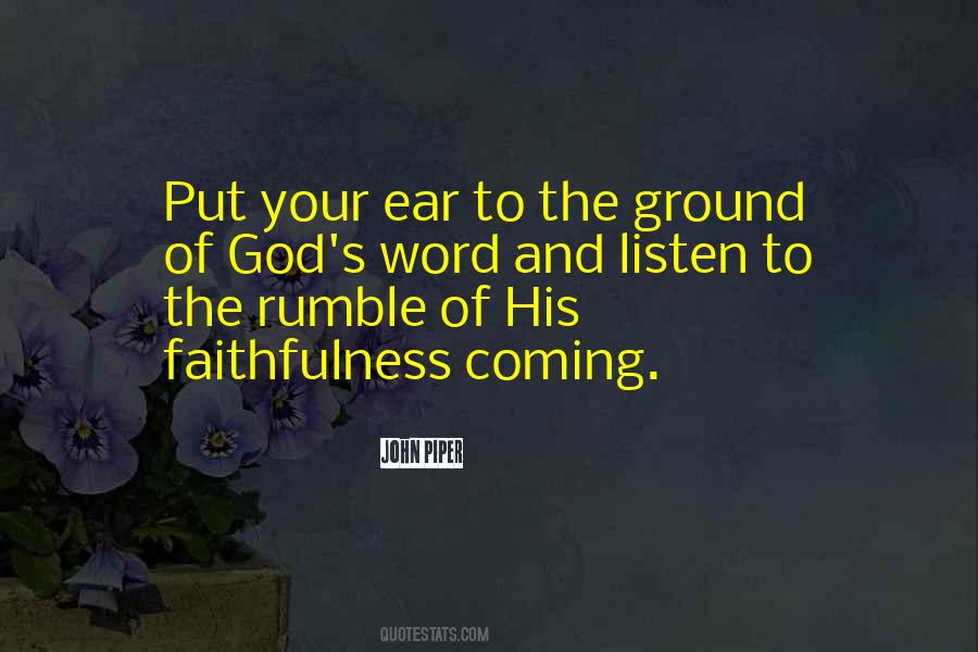 Quotes About Faithfulness Of God #550571