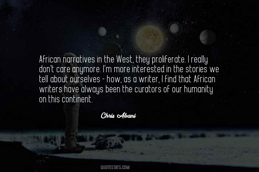 African Writer Quotes #560048