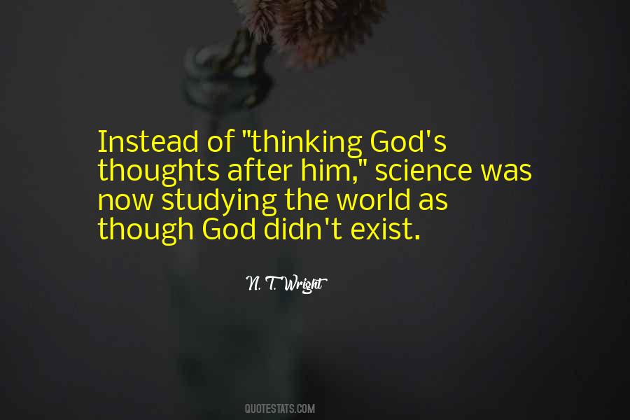 Quotes About Thinking God #97634