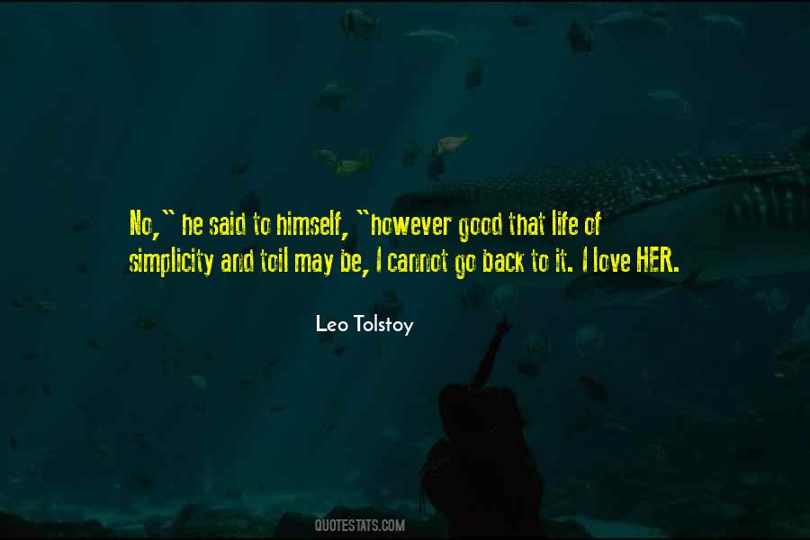 Quotes About Simplicity And Love #145537