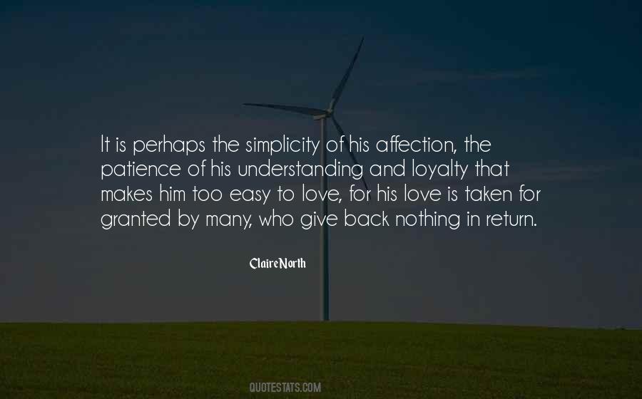 Quotes About Simplicity And Love #588216