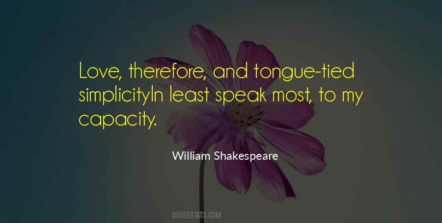 Quotes About Simplicity And Love #781779