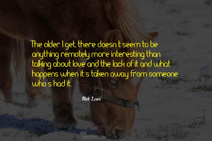 Talking About Love Quotes #791239
