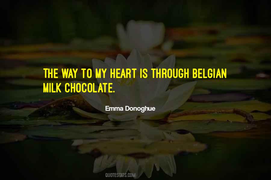 Quotes About Belgian Chocolate #1216258