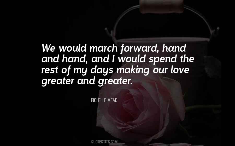 Forward March Quotes #939470