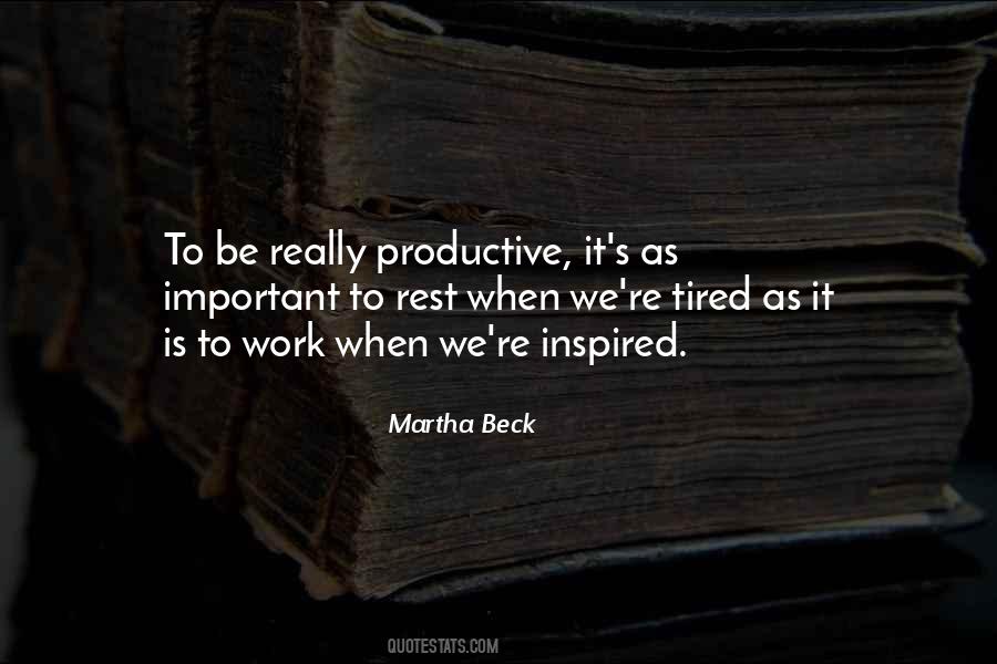 Quotes About Inspired To Work #1646467