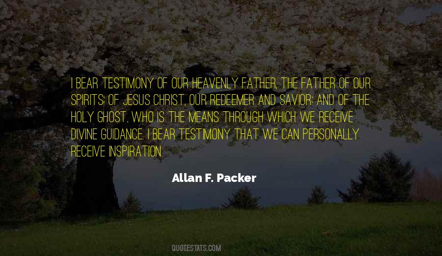 Quotes About Heavenly Father #1386665