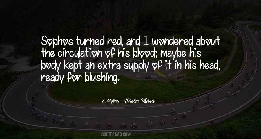 Red Blood Quotes #371538