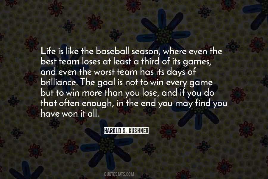 Team Baseball Quotes #748141