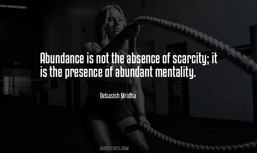 Quotes About Abundance Mentality #178822