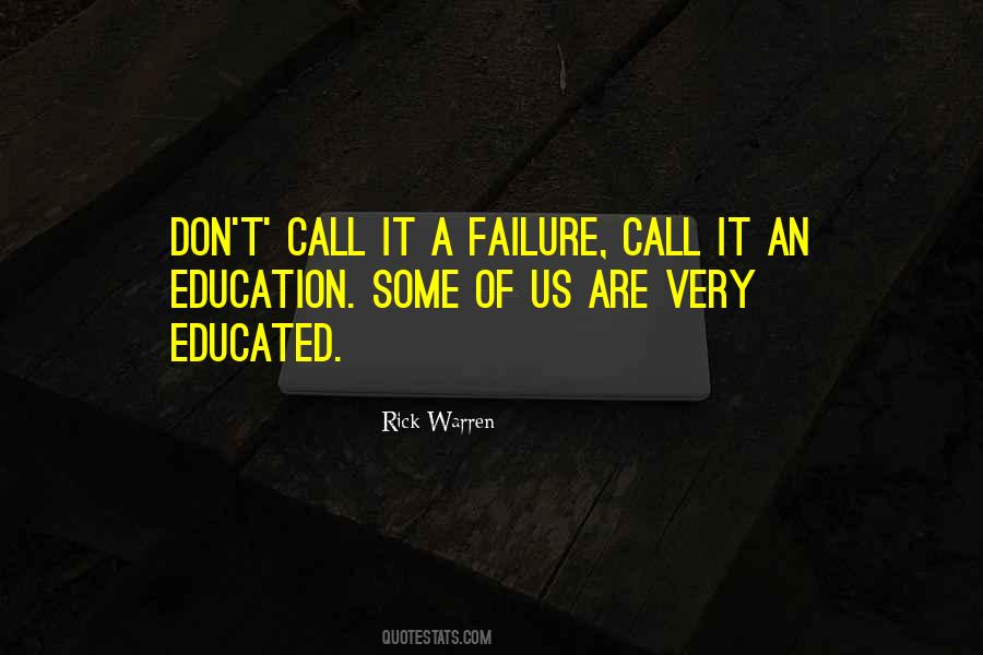 Quotes About Failure In Education #1218300
