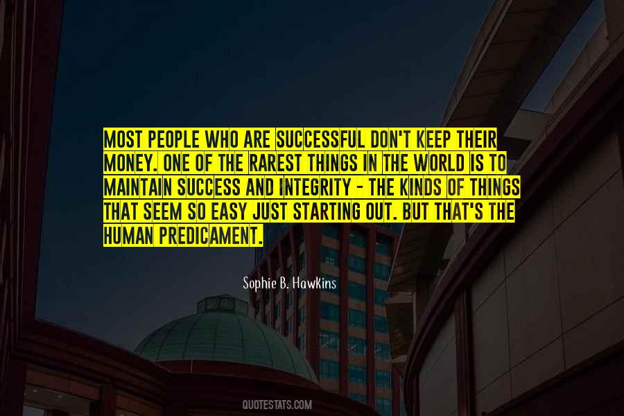 Integrity And Success Quotes #1069980