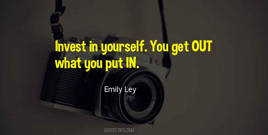 Invest In Yourself Quotes #1446056