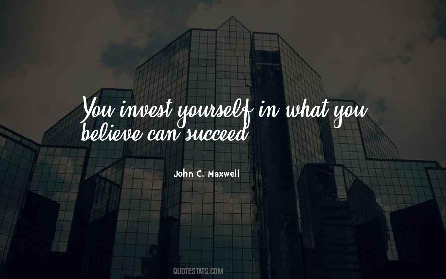 Invest In Yourself Quotes #1727825