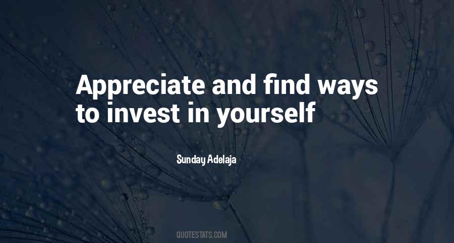 Invest In Yourself Quotes #1841811