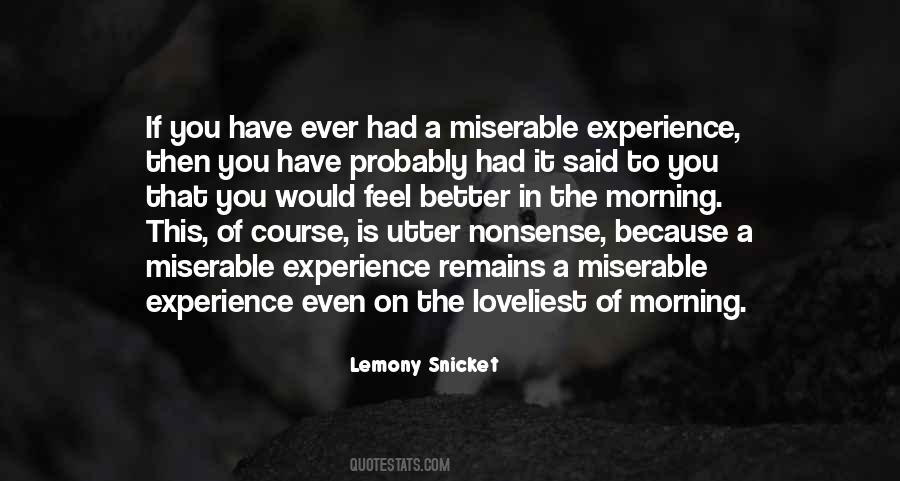 Experience Is Better Quotes #919430