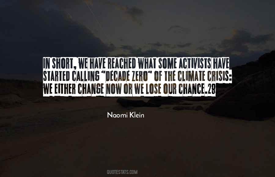 Change Now Quotes #594841